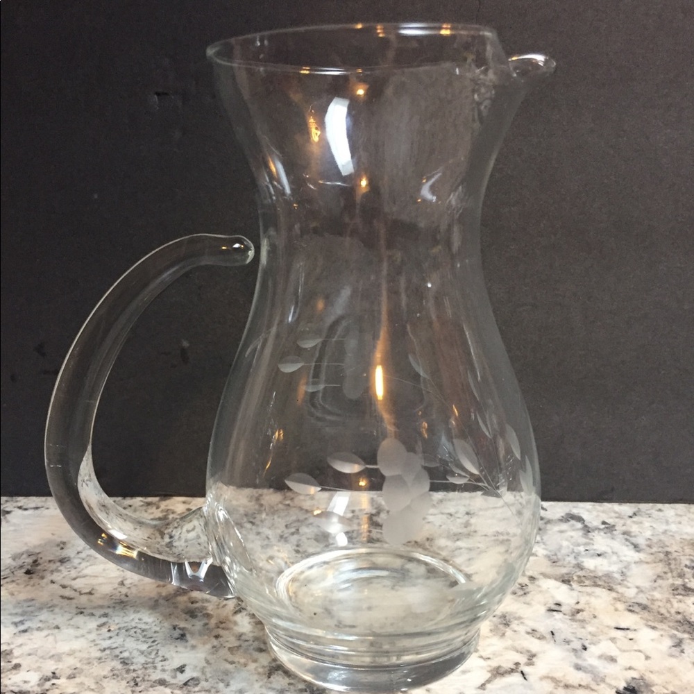 Princess house heritage pattern small pitcher